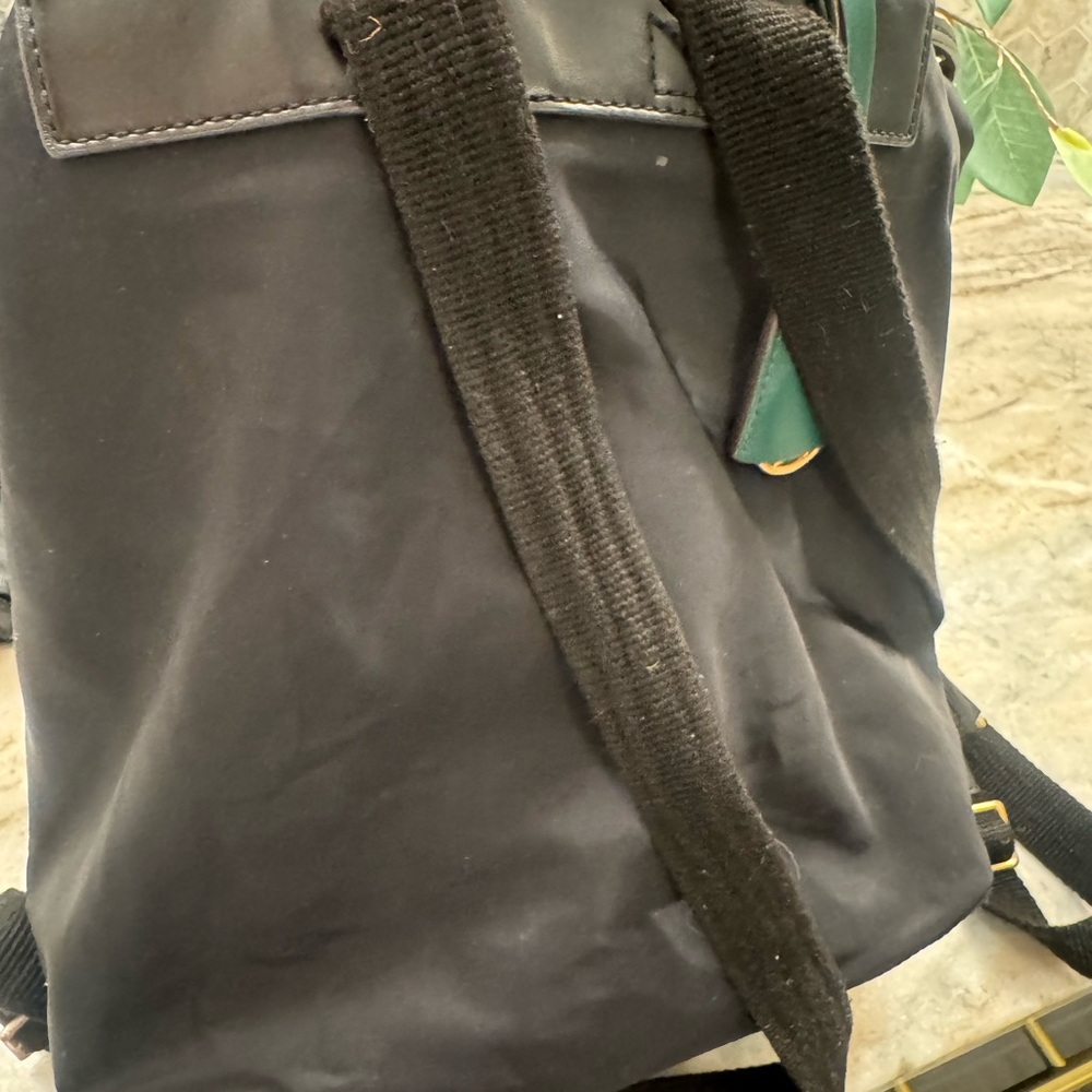 Black Backpack with Gold Accents - Picture 5 of 5